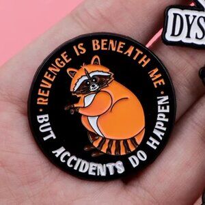Raccoon Enamel Pin